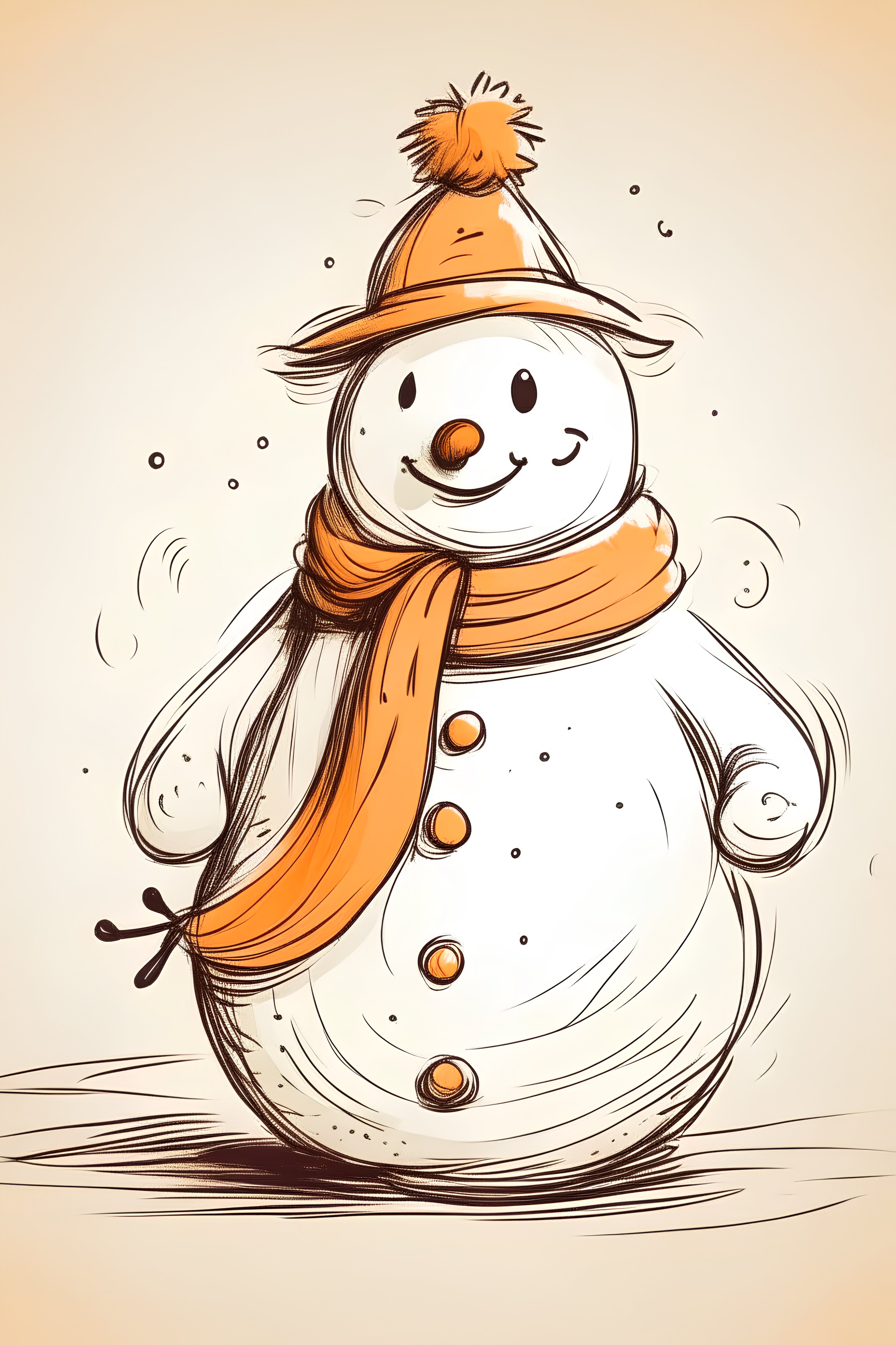 Drawing Snowman using Pencil Color - CHRISTMAS Special! - YouTube